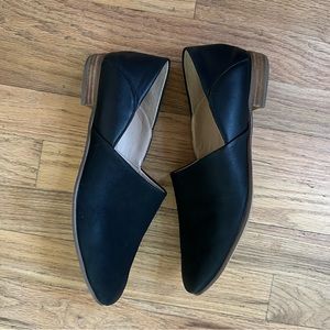 Clark’s Pure Belle Loafer Shoes Women’s 9.5M Black Nubuck Leather slip-on